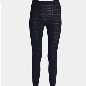 Givenchy logo lace leggings